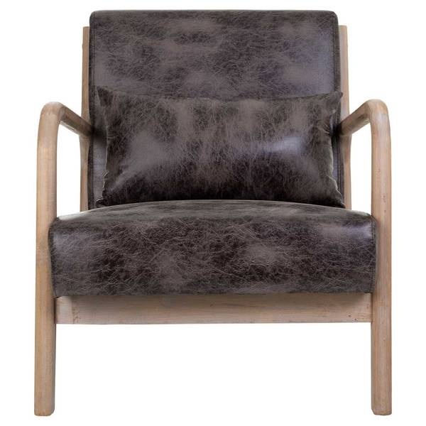 Sessel 4523323711 Braun - Massivholz - 66 x 74 x 83 cm