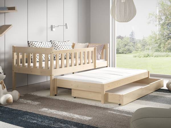 Kinderbett STELLA Kiefer Dekor