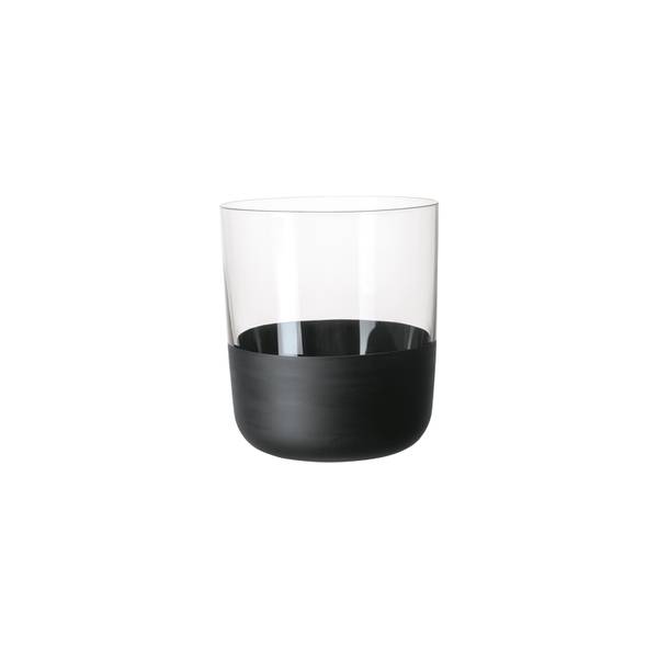 Bargläser Manufacture Rock 12er Set Schwarz - Kristallglas - 15 x 16 x 15 cm