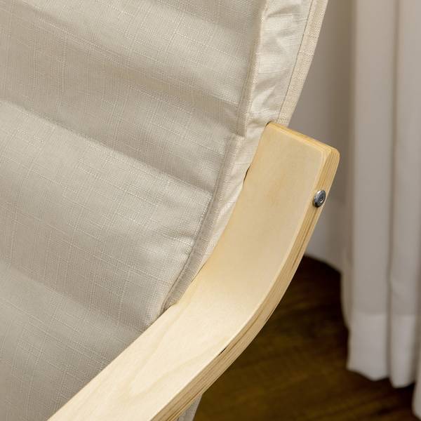 Relaxsessel BB3666 Weiß - Metall - 61 x 23 x 81 cm