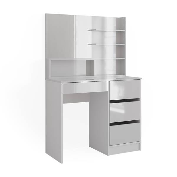 Schminktisch Sherry 41295 Weiß - Holzwerkstoff - 90 x 140 x 40 cm