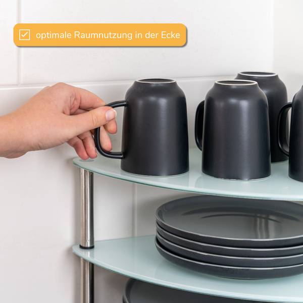 Tellerregal 64636 Weiß