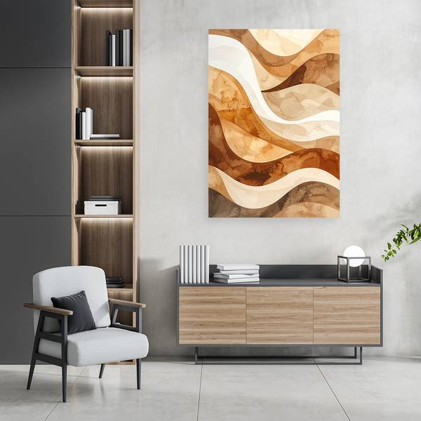 Wandbild Linien 60 x 90 cm