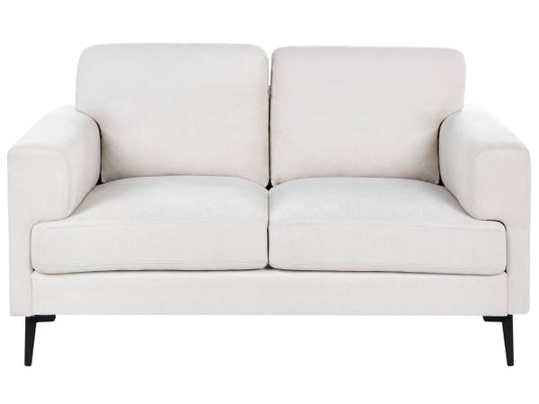 2-Sitzer Sofa LOUSTO Beige - Schwarz