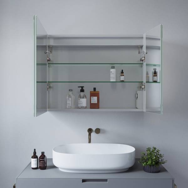 LED Spiegelschrank 80 x 60 cm