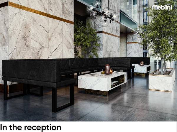 Sitzbank ERIC_UL Schwarz