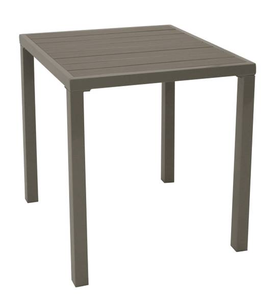 Bistrotisch VARENNA Grau - Stahl - 60 x 73 x 60 cm