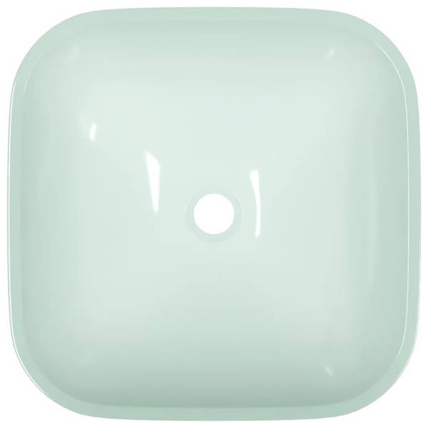 Waschbecken 3013939 Weiß - Glas - 42 x 14 x 42 cm