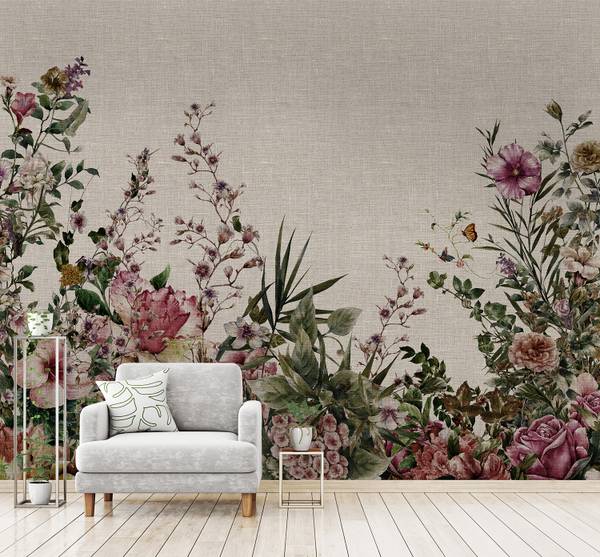 Panorama-Tapete Damaskus Papier - 336 x 270 x 336 cm