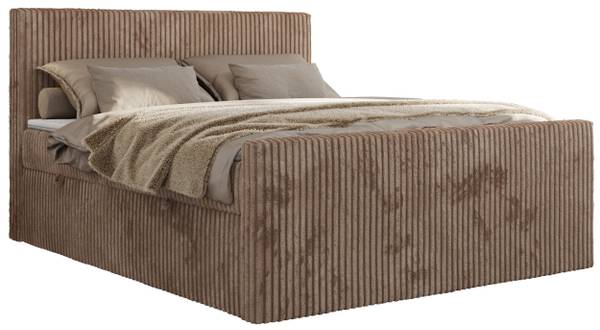 Boxspringbett TILIANO DUO Braun - H4 - Liegefläche Breite: 160 cm