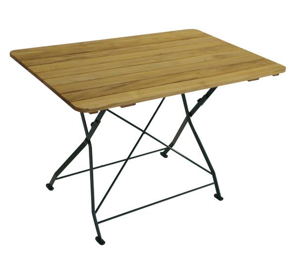 Kurgarten - Garnitur BAD TÖLZ 5-teilig Braun - Grün - Robinie - Stahl - 110 x 72 x 70 cm