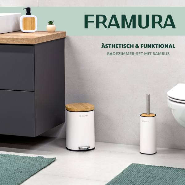Badezimmerzubehör Framura 2er Set Weiß