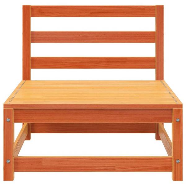 Gartensofa 3007913-5 (3-teilig) Braun - Kiefer - 70 x 67 x 70 cm