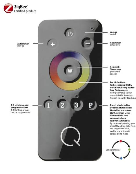 LED Deckenlampe Smart Home Q - RILLER Silber - Aluminium - 14 x 8 x 101 cm