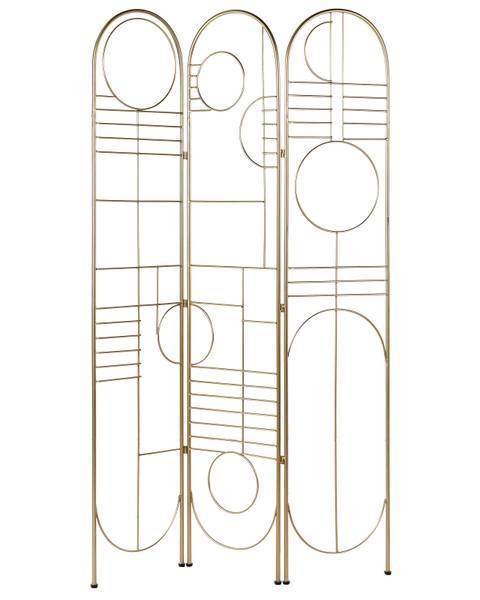 Kleiderständer TURANIA Gold - Bambus - 100 x 170 x 1 cm