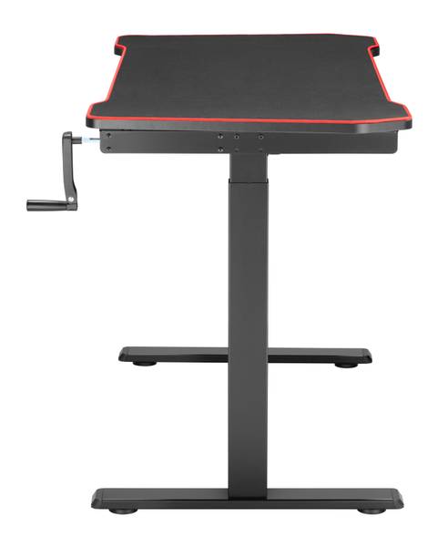 Schreibtisch LUMN08-22D-GBS-ZWART Schwarz - Holzwerkstoff - Holz teilmassiv - 120 x 76 x 60 cm