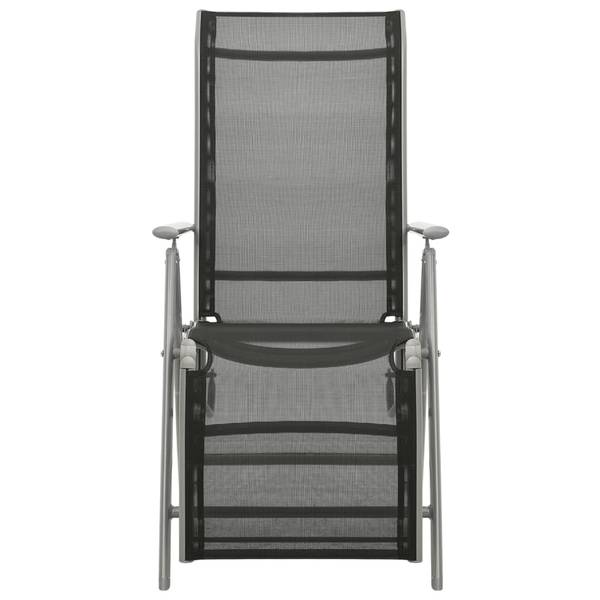 Gartenstuhl 3007838 (2er Set) Silber - Aluminium - 69 x 110 x 59 cm