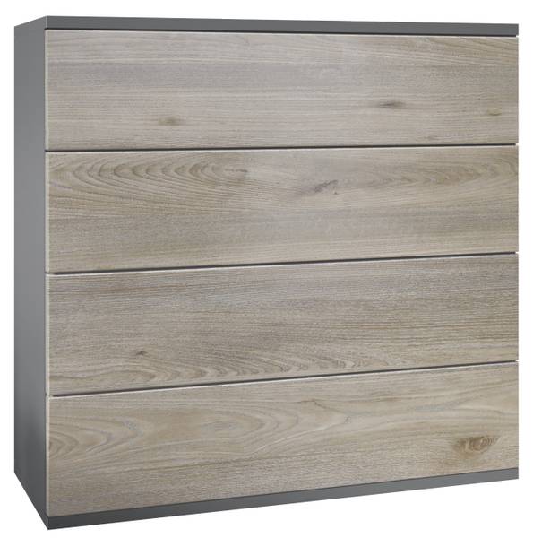 Kommode Pavos V3 hängend Eiche Grau Dekor