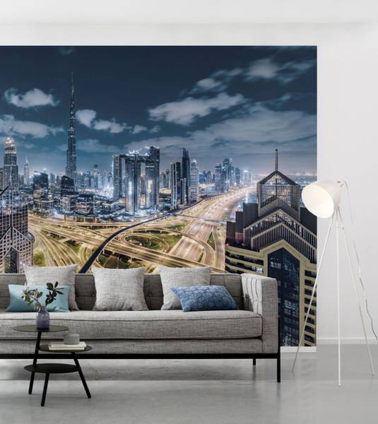 Fototapete 612684 Blau - Papier - 450 x 280 x 280 cm