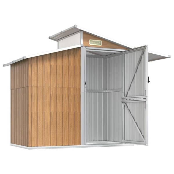 Geräteschuppen 3006855 Braun - Stahl - 270 x 208 x 130 cm