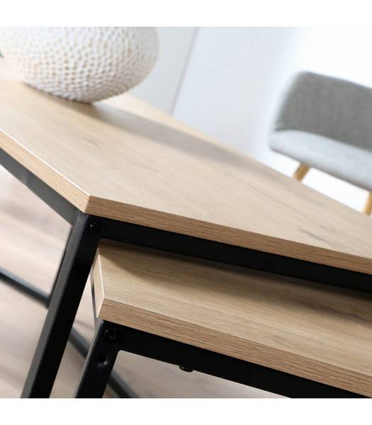 Couchtische 14507 3er Set Braun - Holzwerkstoff - 50 x 45 x 100 cm