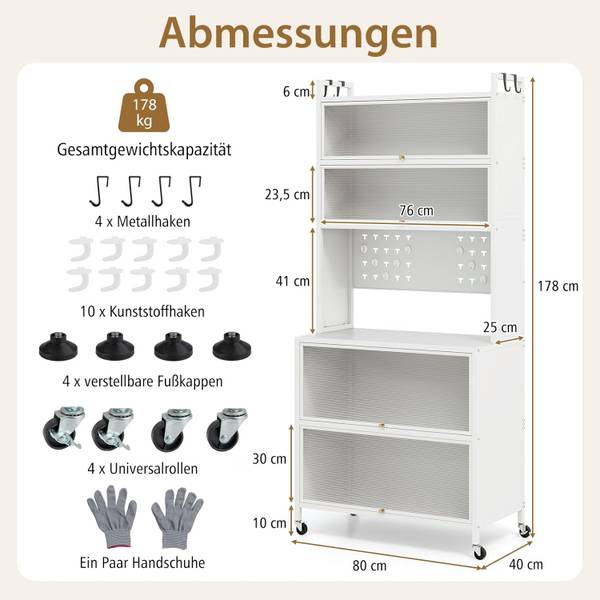 Küchenschrank VH34403 Weiß