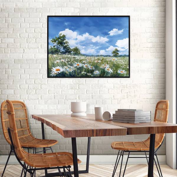 Bilder mit Rahmen Blumen PPR16413 100 x 70 cm