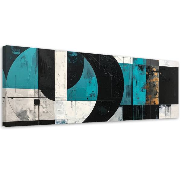 Wandbild Abstrakte Formen 150 x 50 cm