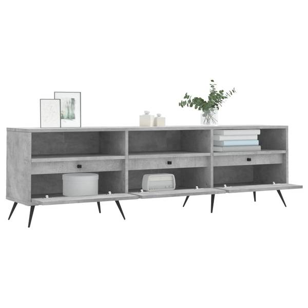 TV-Schrank D655 Steingrau