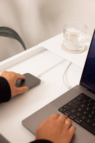 Schreibtisch DONNA Weiß