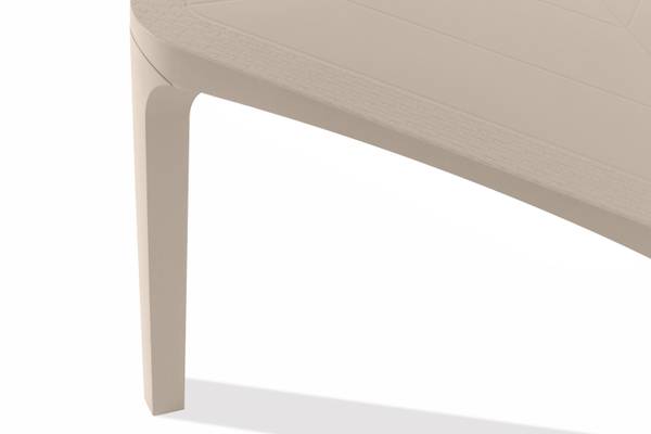 Tuintafel LEOPSI beige - Breedte: 80 cm