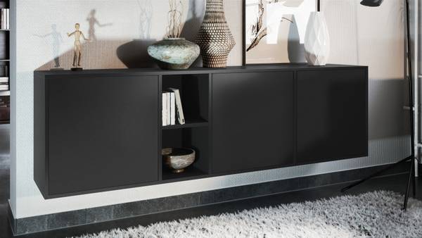 Sideboard Cuba Schwarz