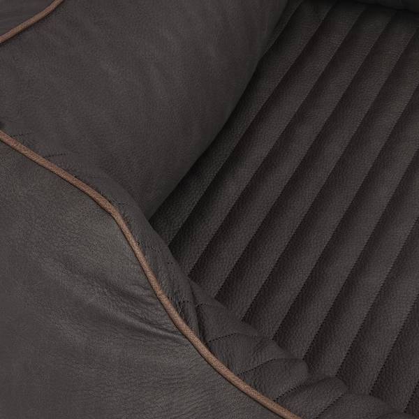 Hundebett Tampa Schwarz - 75 x 25 x 105 cm