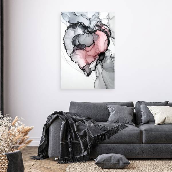 Wandbild Herz 40 x 60 cm