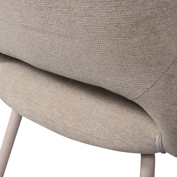 Chaises de salle à manger Jenny lot de 2 Beige - Beige clair