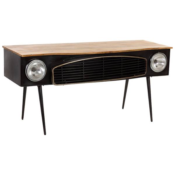 Schreibtisch 4523295360 Schwarz - Metall - 160 x 78 x 60 cm