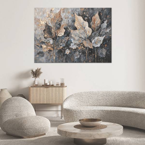 Canvas schilderij Botanisch 90 x 60 cm