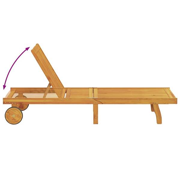 gartenmöbel 3008533 Grau - Akazie - 63 x 85 x 199 cm
