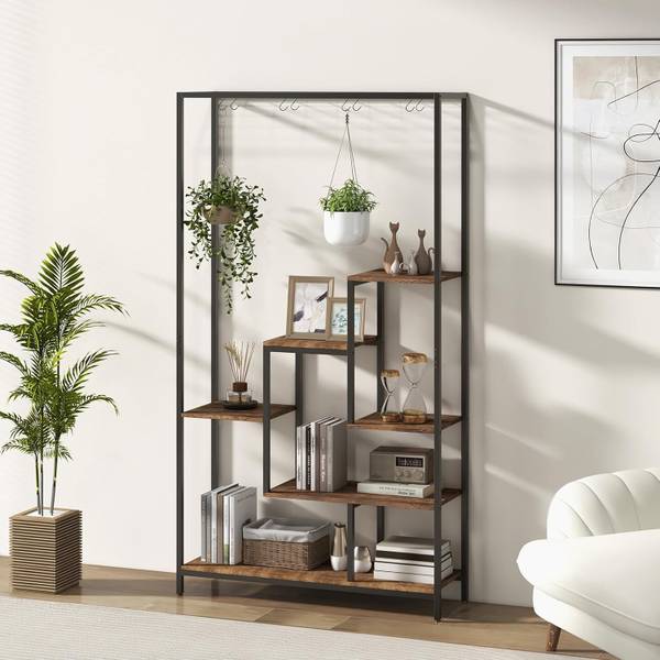 Zimmerpflanzenständer VH33514 Braun - Metall - 100 x 180 x 30 cm