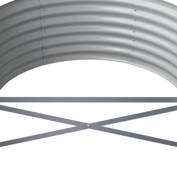 Hochbeet 3012741 Grün - Metall - 440 x 36 x 440 cm