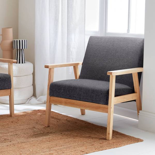 Sessel Dunkelgrau