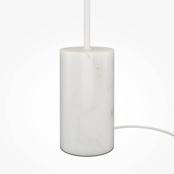 Stehlampe Modern Yuf 3 Steingrau - Weiß