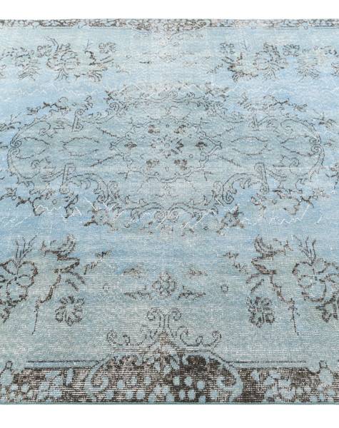 Tapis Ultra Vintage CDLXXV Bleu - Laine - 170 x 1 x 297 cm