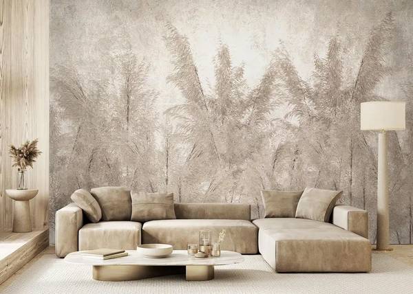 Fototapete 601496 Beige - Papier - 375 x 270 x 375 cm