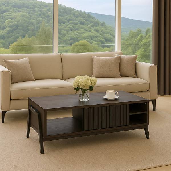 Couchtisch O40 Braun