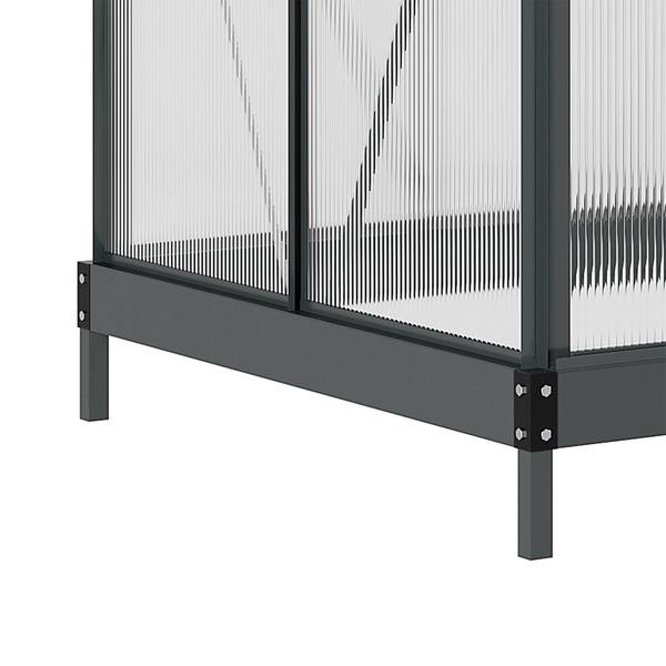 Gewächshaus 845-057GY 132 x 190 cm