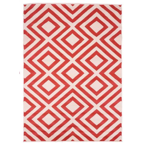 Tapis salon AF1 NICE 60x110 rouge Rouge