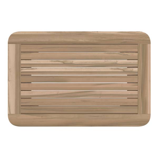 Salon de jardin Kilda Marron - Bois massif - 60 x 22 x 90 cm