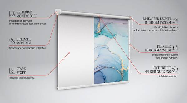 Rollo SAPPHIRE 60 x 140 cm