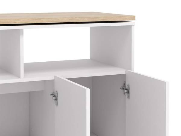 Barmöbel VINALO Beige - Holz teilmassiv - 39 x 94 x 213 cm